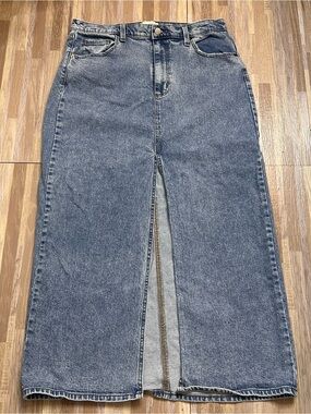 Universal Thread High-Rise Front-Slit Denim Skirt  Women’s Size 12